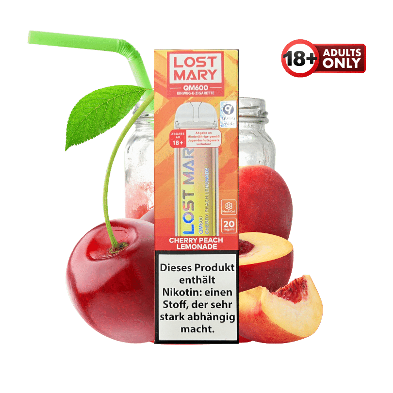 Lost Mary QM600 Cherry Peach Lemonade - günstig kaufen bei SwiftGoods4u