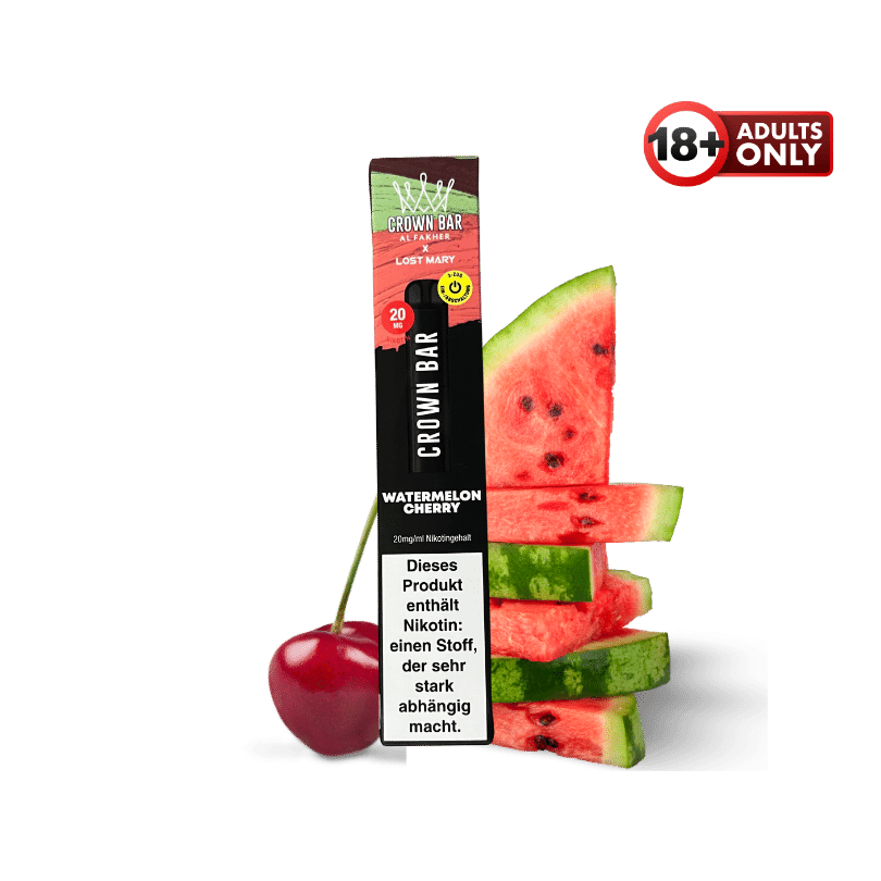 Al Fakher Crown Bar Watermelon Lime Lost Mary x Al Fakher Crown Bar  Watermelon Cherry