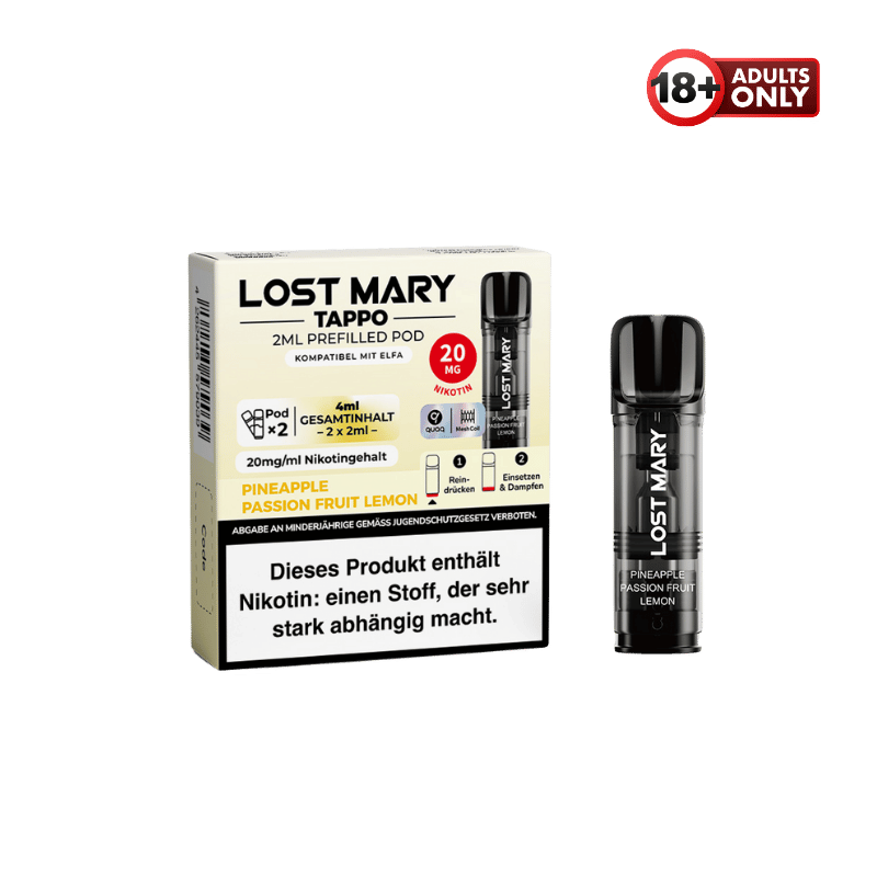 Lost Mary Pods Pineapple Passion Fruit Lemon - günstig kaufen bei SwiftGoods4u