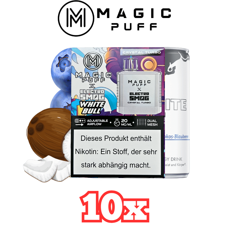 10x Magic Puff Crystal Turbo Bundle - 7 Sorten - günstig kaufen bei SwiftGoods4u