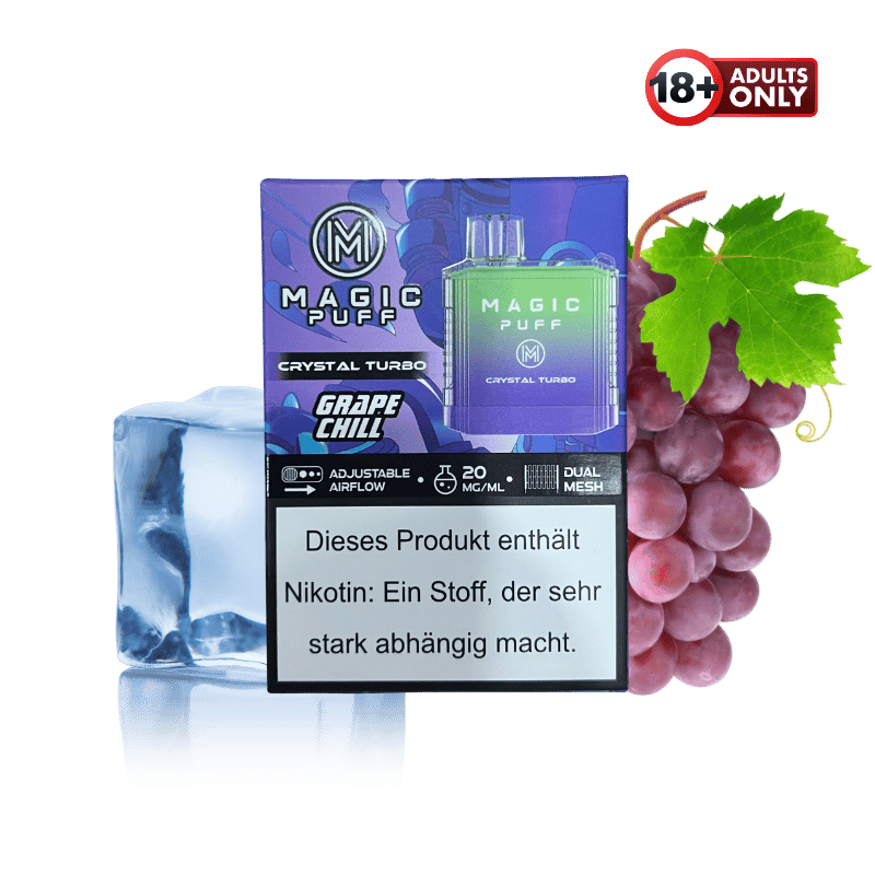 Magic Puff Crystal Turbo Grape Chill - günstig kaufen bei SwiftGoods4u