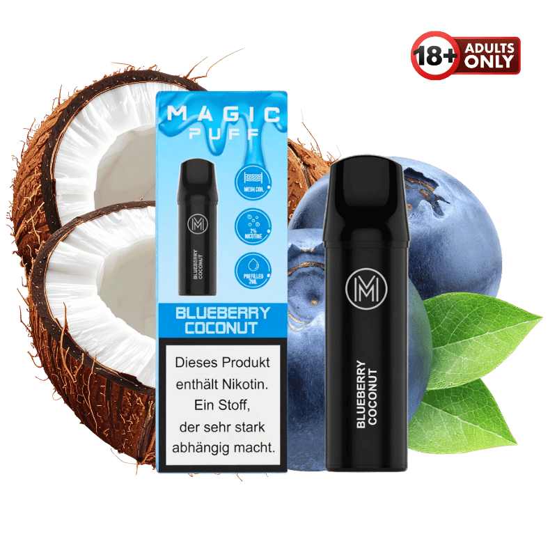 Magic Puff Blueberry Coconut Pod | 2ml prefilled | gnstig kaufen Magic Puff Blueberry Coconut Pod | 2ml prefilled | gnstig kaufen