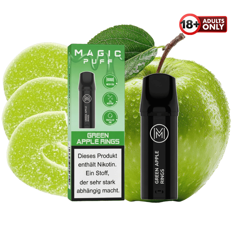 Magic Puff Green Apple Rings Pod - günstig kaufen bei SwiftGoods4u