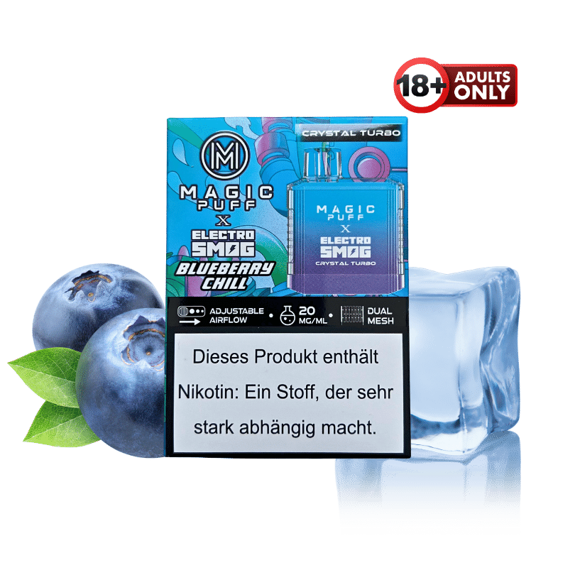 Magic Puff Crystal Turbo Blueberry Chill - günstig kaufen bei SwiftGoods4u