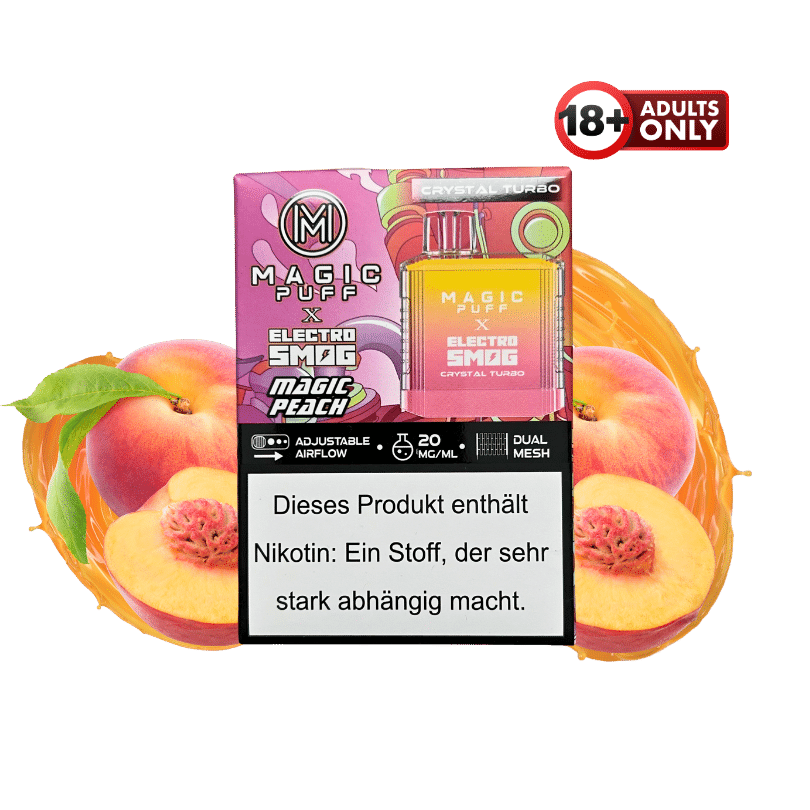 Magic Puff Crystal Turbo Magic Peach - günstig kaufen bei SwiftGoods4u