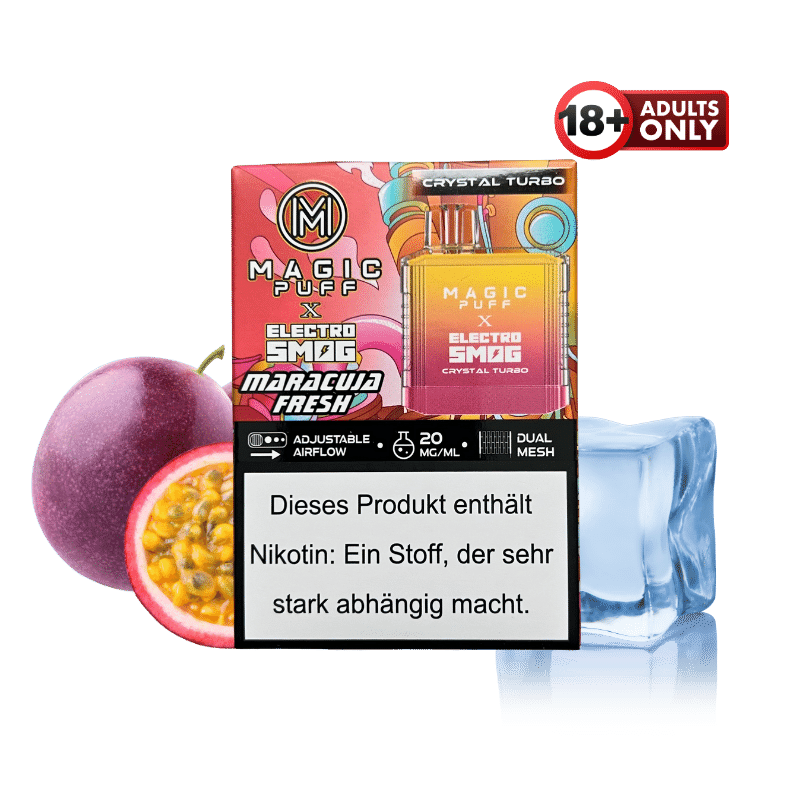 Magic Puff Crystal Turbo Maracuja Fresh - günstig kaufen bei SwiftGoods4u