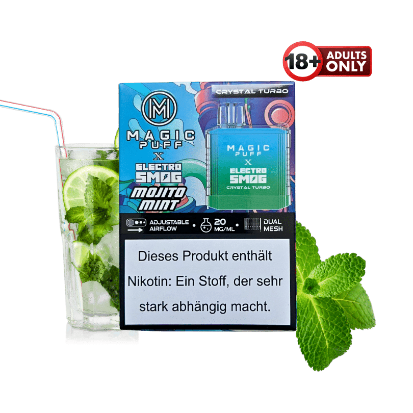 Magic Puff Crystal Turbo Mojito Mint - günstig kaufen bei SwiftGoods4u
