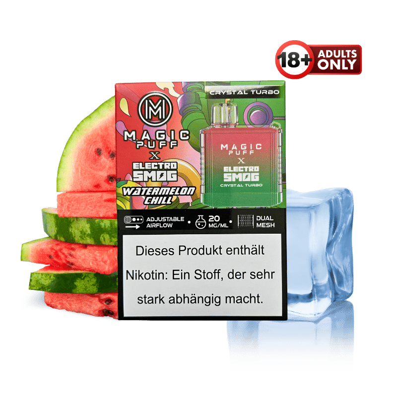 Magic Puff Crystal Turbo Watermelon Chill - günstig kaufen bei SwiftGoods4u