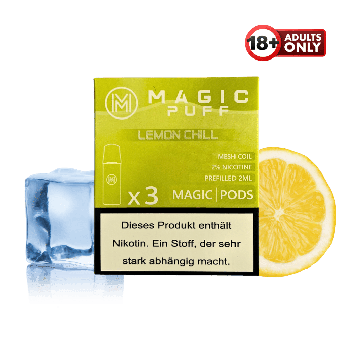 Magic Puff Lemon Chill Pods - günstig kaufen bei SwiftGoods4u