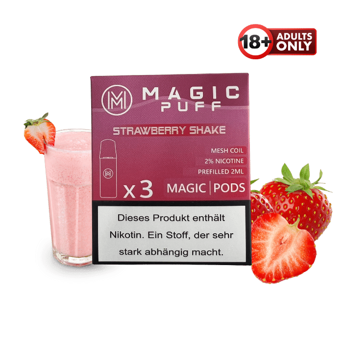 Magic Puff Strawberry Shake Pods - günstig kaufen bei SwiftGoods4u