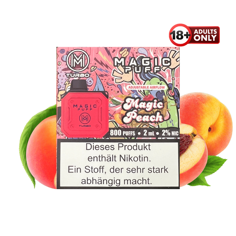 Magic Puff Turbo 800 Magic Peach - günstig kaufen bei SwiftGoods4u
