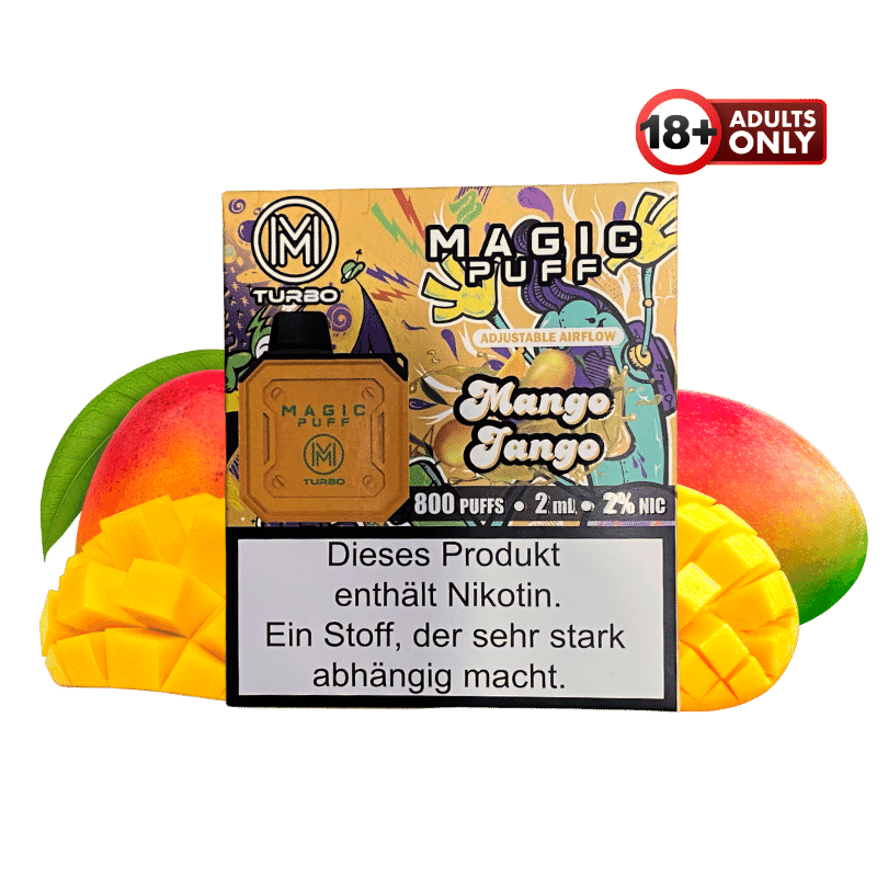 Magic Puff Turbo 800 Mango Jango - günstig kaufen bei SwiftGoods4u