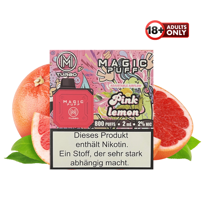 Magic Puff Turbo 800 Pink Lemon - günstig kaufen bei SwiftGoods4u
