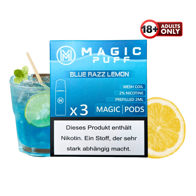Magic Puff Blue Razz Lemon Pods - günstig kaufen bei SwiftGoods4u