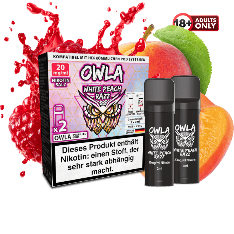 OWLA Pods White Peach Razz