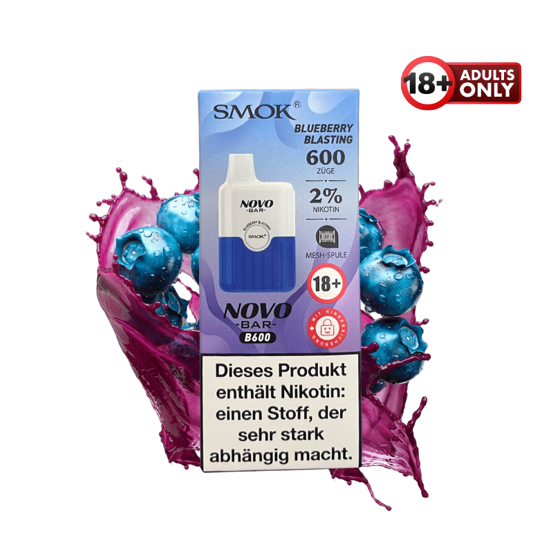 Smok Novo Bar B600 Blueberry Blasting - günstig kaufen bei SwiftGoods4u