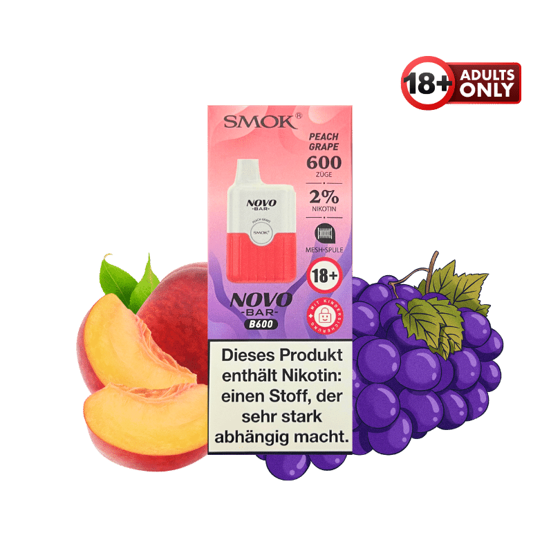 Smok Novo Bar B600 Peach Grape - günstig kaufen bei SwiftGoods4u