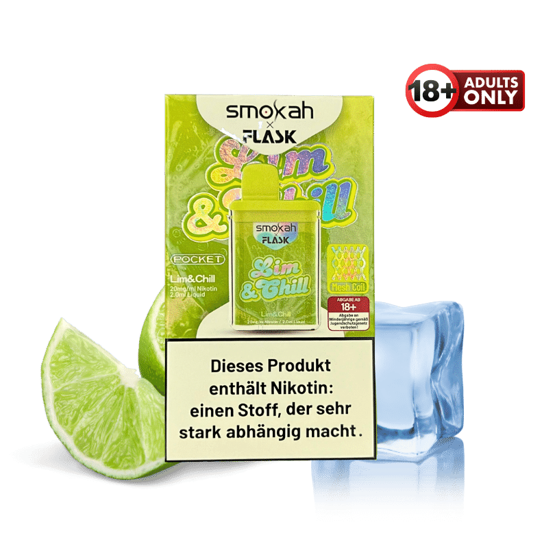 Smokah x Flask Pocket Lim&Chill - günstig kaufen bei SwiftGoods4u