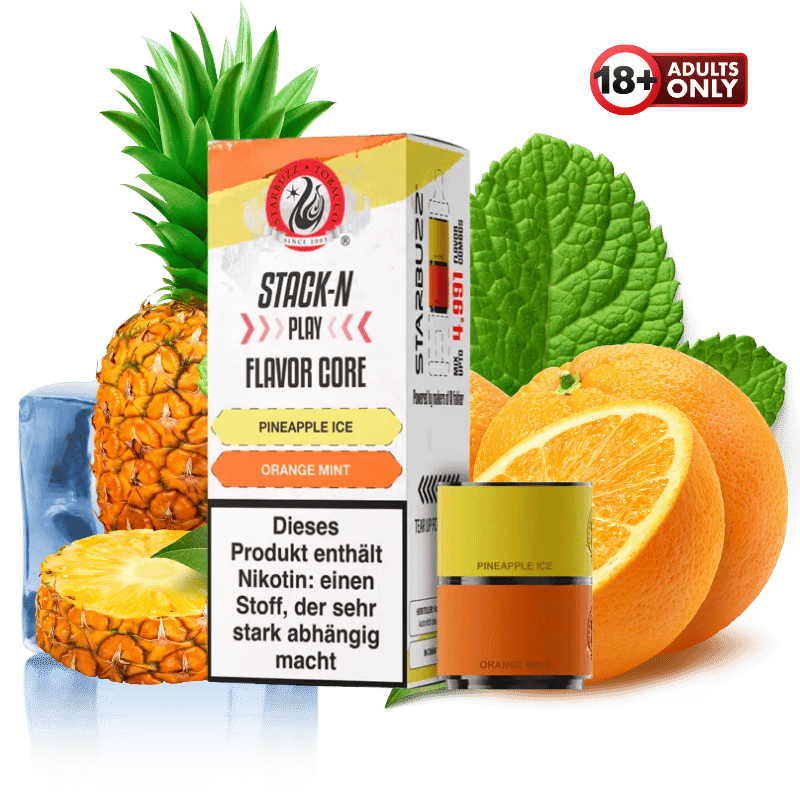 Starbuzz Stack - n Play Pods Pineapple Ice & Orange Mint - günstig kaufen bei SwiftGoods4u