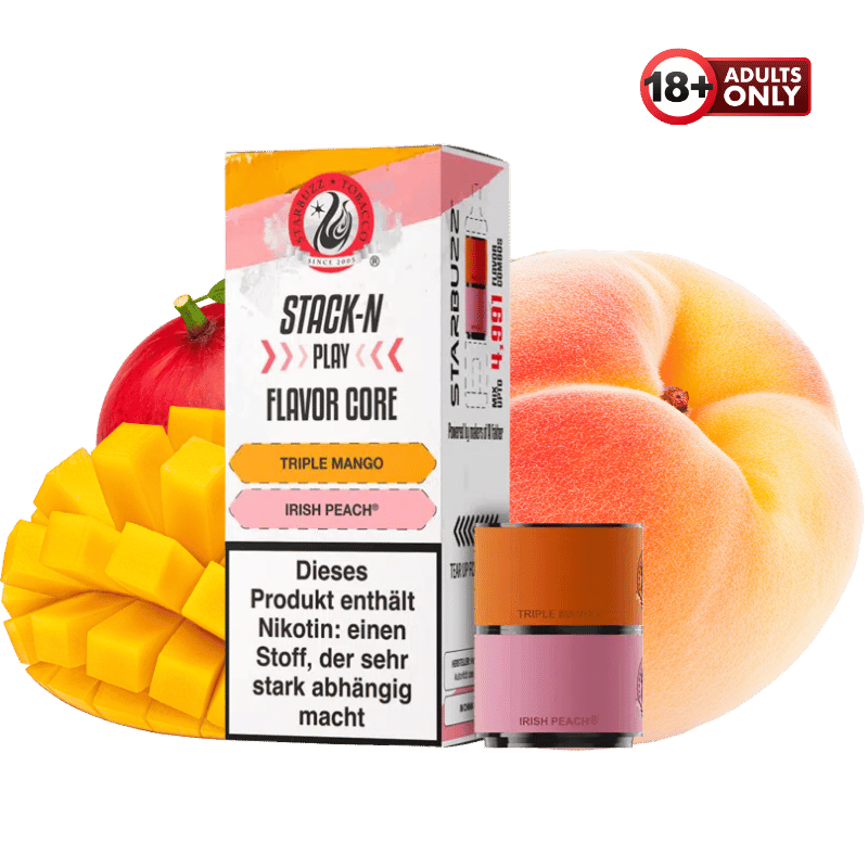 Starbuzz Stack - n Play Pods Triple Mango & Irish Peach - günstig kaufen bei SwiftGoods4u