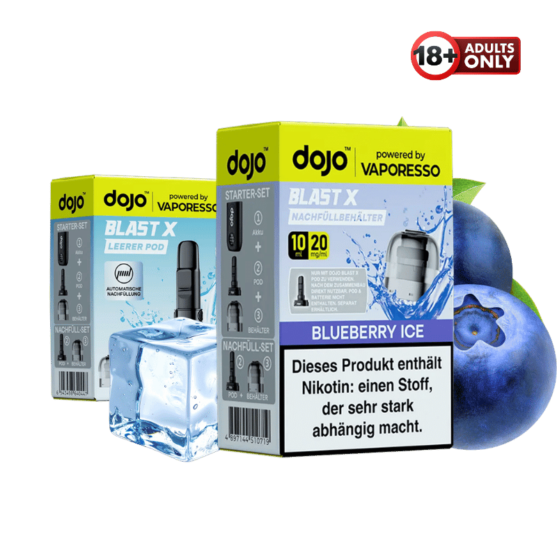 Vaporesso Dojo Blast Pod Blueberry Ice - günstig kaufen bei SwiftGoods4u