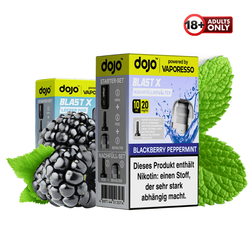 Vaporesso Dojo Blast Pod Blackberry Peppermint - günstig kaufen bei SwiftGoods4u