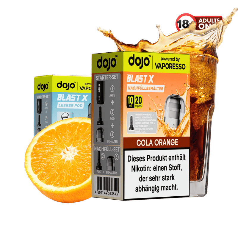 Vaporesso Dojo Blast Pod Cola Orange - günstig kaufen bei SwiftGoods4u