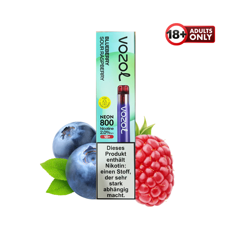 Vozol Neon 800 Blueberry Sour Raspberry - günstig kaufen bei SwiftGoods4u