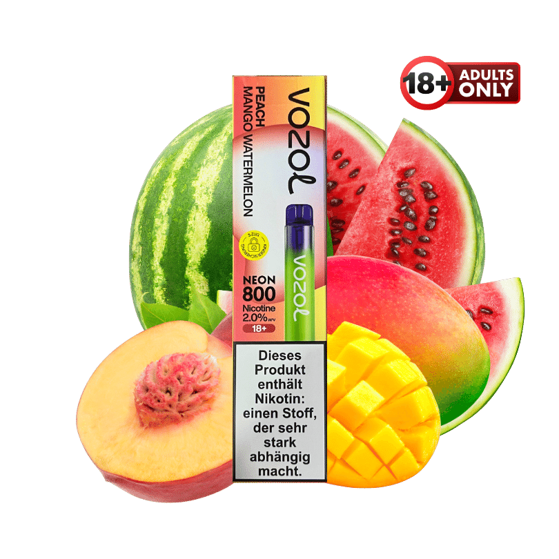 Vozol Neon 800 Peach Mango Watermelon - günstig kaufen bei SwiftGoods4u