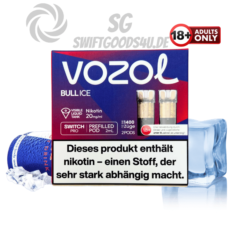 Vozol Pods Bull Ice - günstig kaufen bei SwiftGoods4u