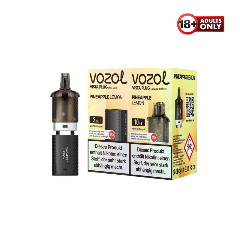 Vozol Vista Plug Pod Pineapple Lemon | ab 14,37 gnstig kaufen Vozol Vista Plug Pod Pineapple Lemon | ab 14,37 gnstig kaufen