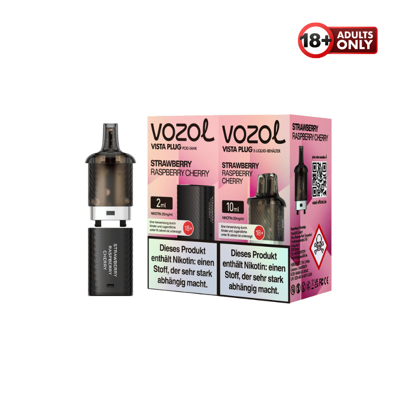 Vozol Vista Plug Pod Strawberry Raspberry Cherry - günstig kaufen bei SwiftGoods4u