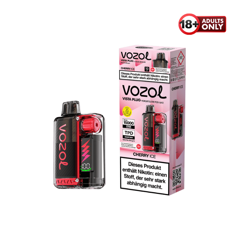 Vozol Vista Plug Cherry Ice Vape Kit - günstig kaufen bei SwiftGoods4u