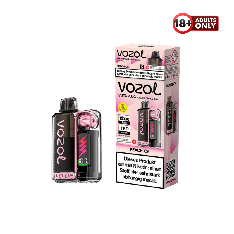Vozol Vista Plug Peach Ice Vape Kit - günstig kaufen bei SwiftGoods4u