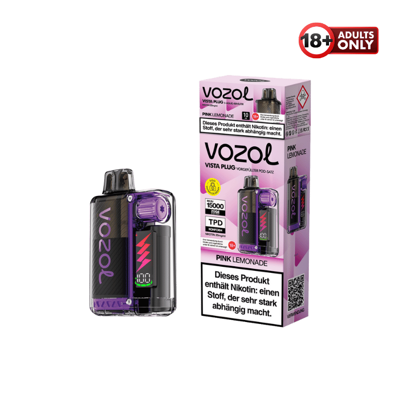 Vozol Vista Plug Pink Lemonade Vape Kit - günstig kaufen bei SwiftGoods4u