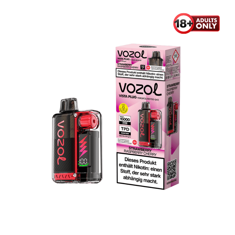 Vozol Vista Plug Strawberry Raspberry Cherry Vape Kit - günstig kaufen bei SwiftGoods4u