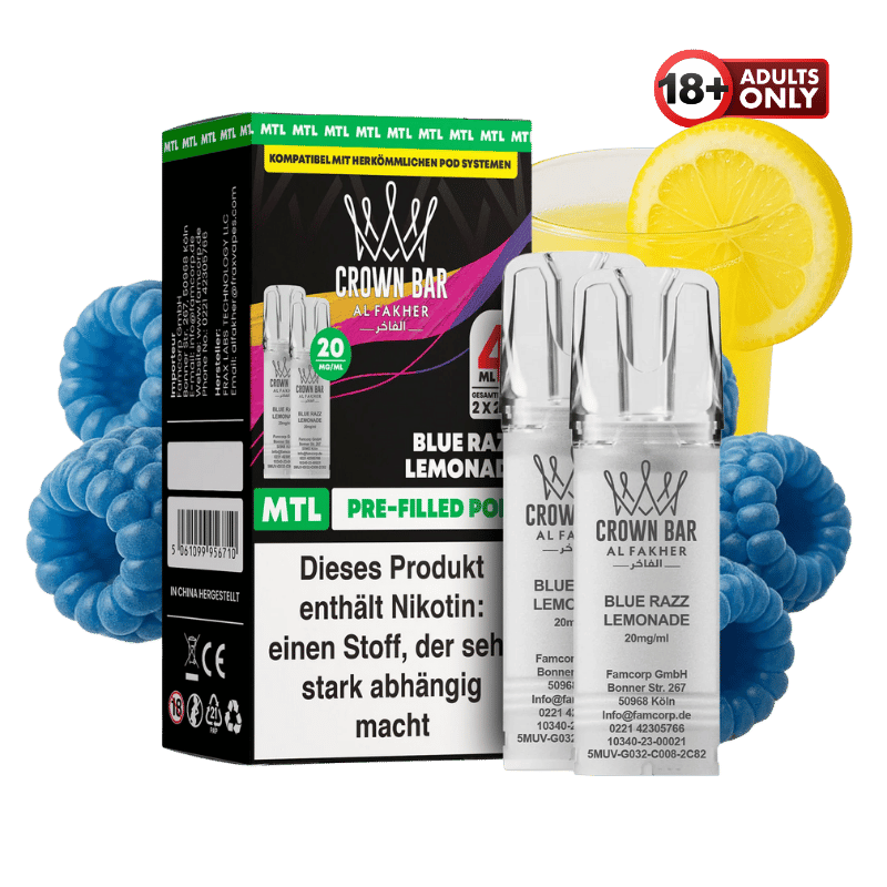Al Fakher Pods Blue Razz Lemonade - günstig kaufen bei SwiftGoods4u