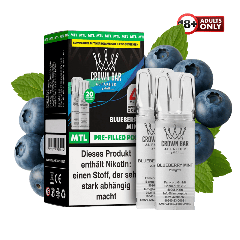 Al Fakher Pods Blueberry Mint - günstig kaufen bei SwiftGoods4u