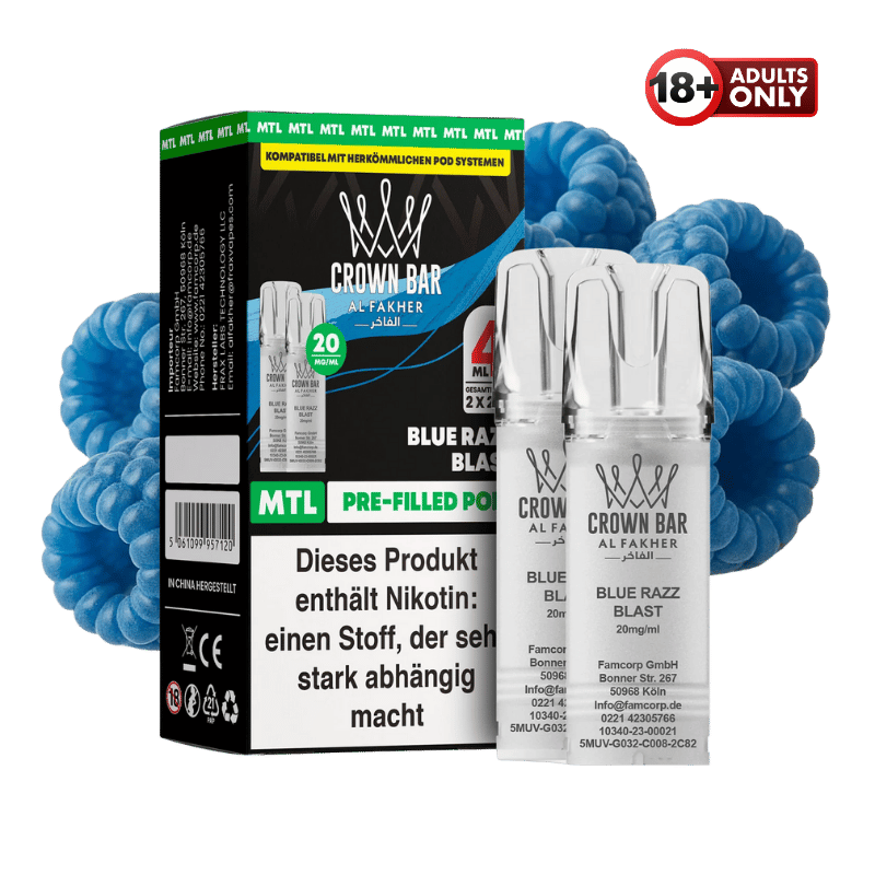Al Fakher Pods Blue Razz Blast
