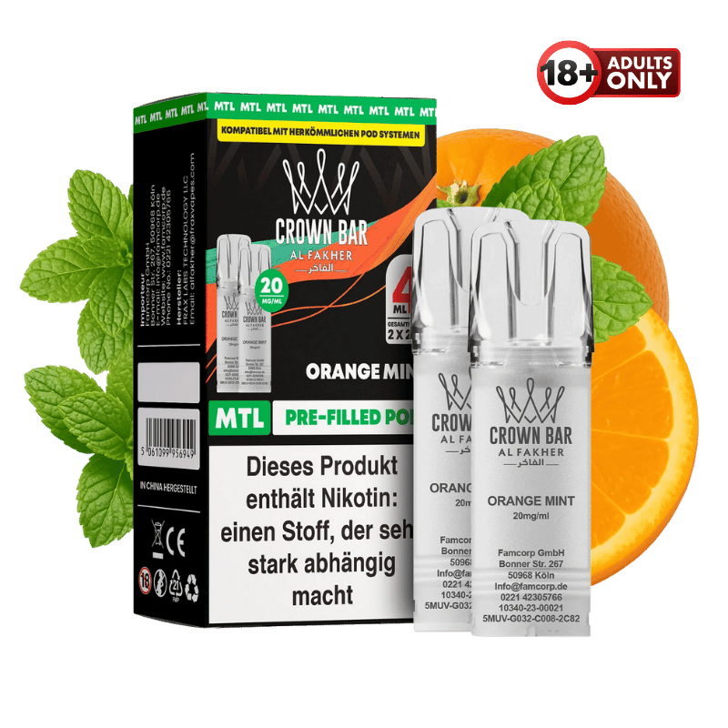 Al Fakher Pods Orange Mint - günstig kaufen bei SwiftGoods4u