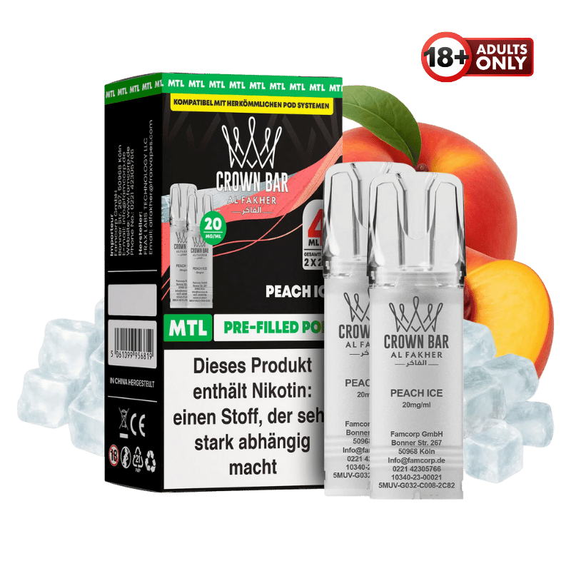 Al Fakher Pods Peach Ice - günstig kaufen bei SwiftGoods4u