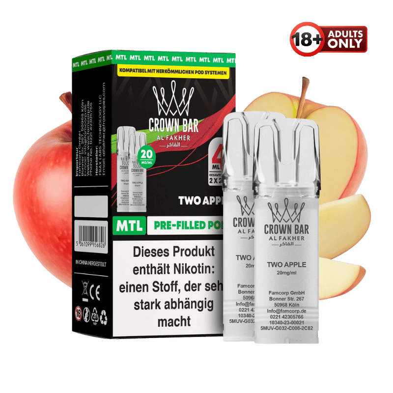 Al Fakher Pods Two Apple - günstig kaufen bei SwiftGoods4u