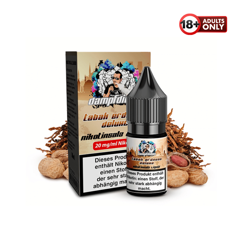 DAMPFDIDAS Tabak Erdnuss Deluxe Nikotinsalzliquid - günstig kaufen bei SwiftGoods4u