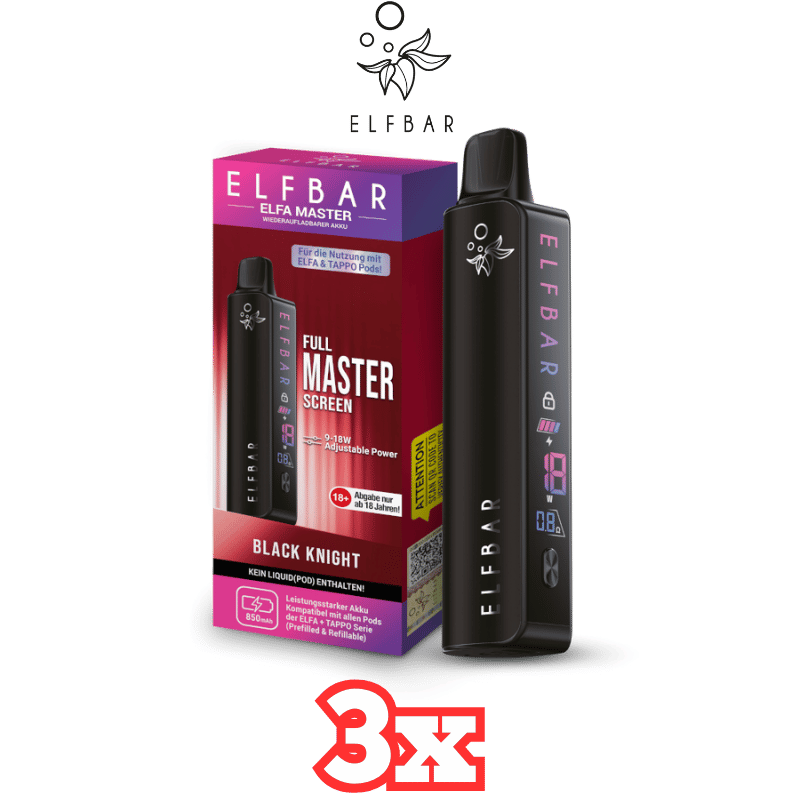 3x Elfbar ELFA Master Akku Bundle - 3 Farben - günstig kaufen bei SwiftGoods4u