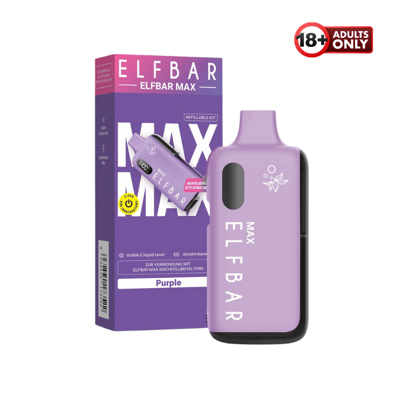 Elfbar Max Akku in der Farbe Purple gnstig kaufen | mit Paypal Elfbar Max Akku in der Farbe Purple gnstig kaufen | mit Paypal