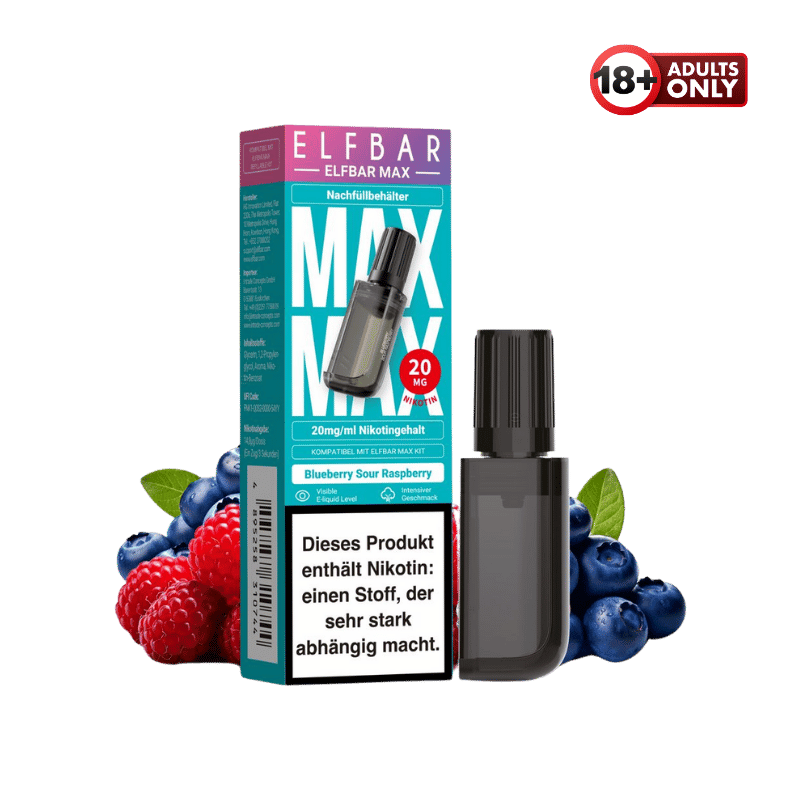 Elfbar Max Pod Blueberry Sour Raspberry - günstig kaufen bei SwiftGoods4u