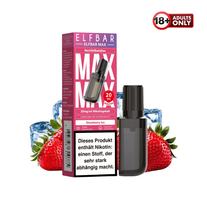 Elfbar Max Pod Strawberry Ice - günstig kaufen bei SwiftGoods4u
