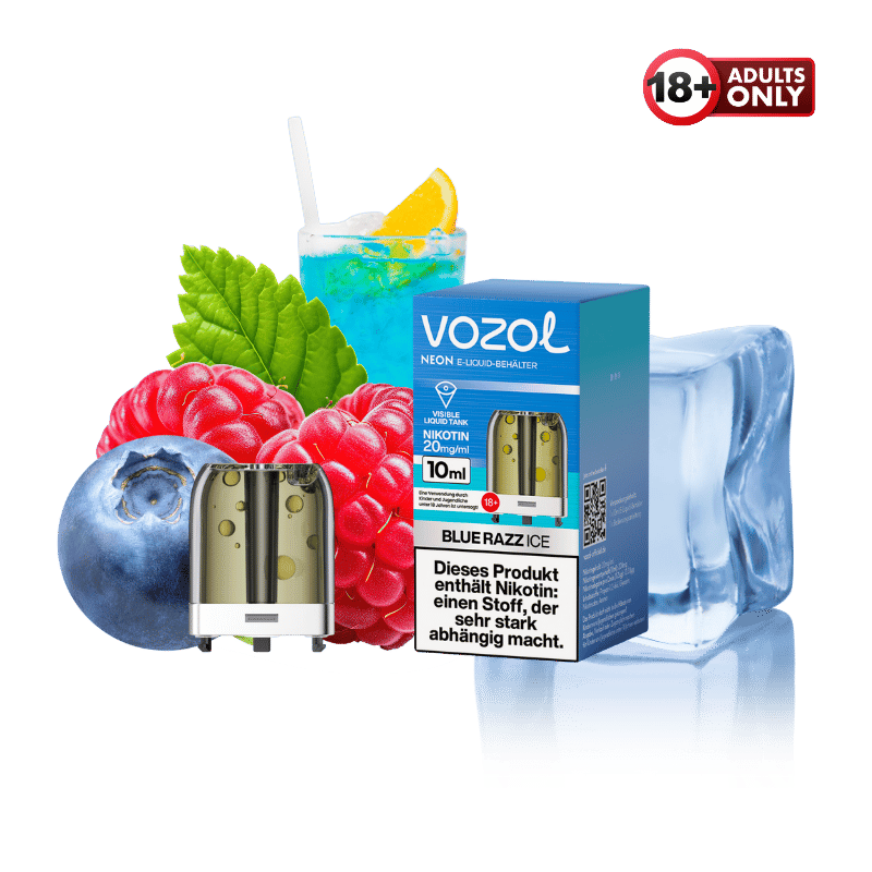 Vozol Neon Plug Max Pod Blue Razz Ice - günstig kaufen bei SwiftGoods4u