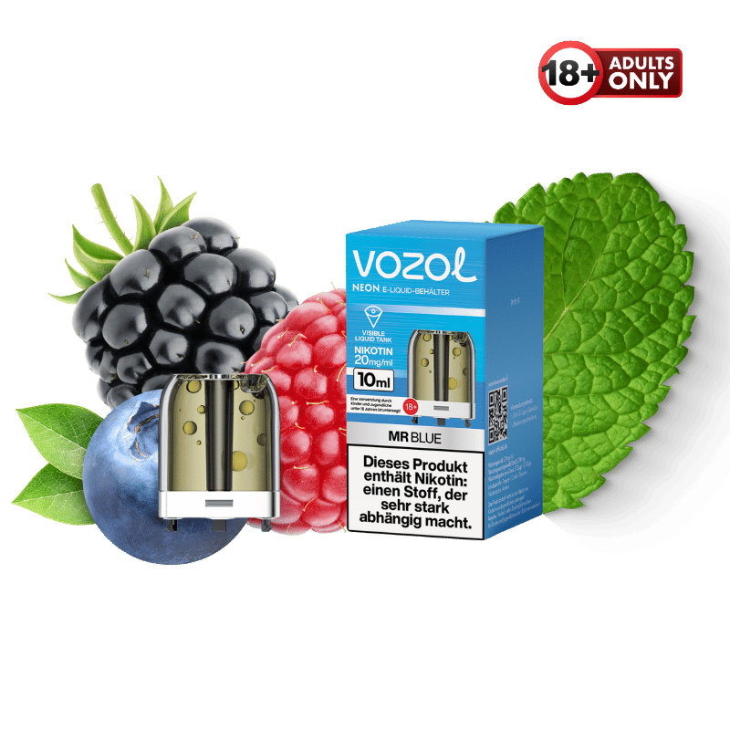 Vozol Neon Plug Max Pod Mr Blue | online gnstig kaufen Vozol Neon Plug Max Pod Mr Blue | online gnstig kaufen