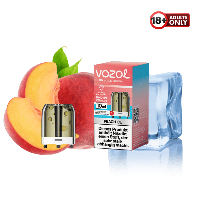 Vozol Neon Plug Max Pod Peach Ice | online gnstig kaufen Vozol Neon Plug Max Pod Peach Ice | online gnstig kaufen
